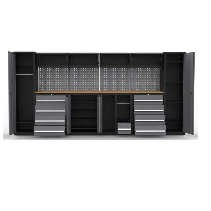 Garage Tool Cabinet Metal Steel Workshop Workstation Drawer Work Bench with Tools