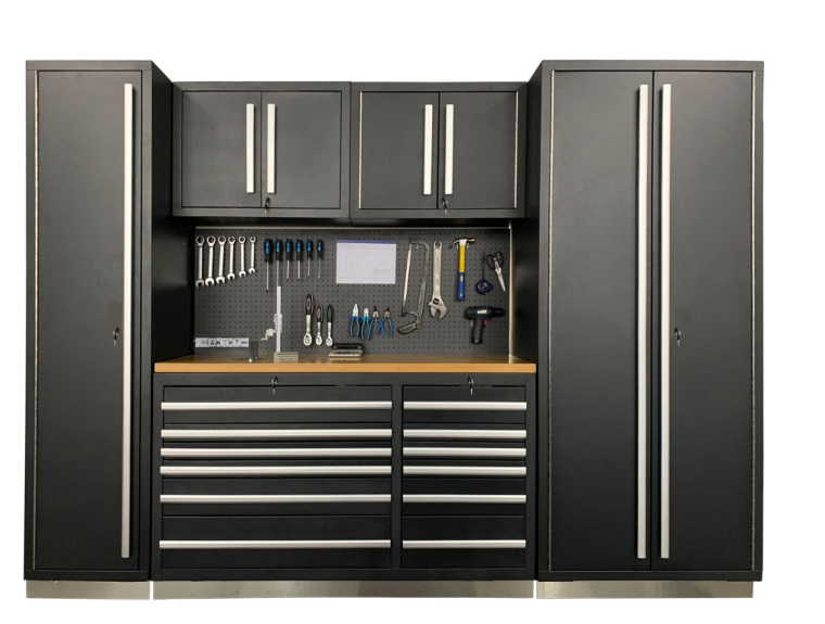 Wholesale Price Workshop Garage Metal Tool Cabinet/Tool Trolley/ Tool Cart With Handle and Wheels