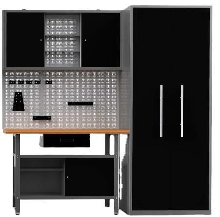 Garage Tool Cabinet Metal Steel Workshop Workstation Drawer Work Bench with Tools