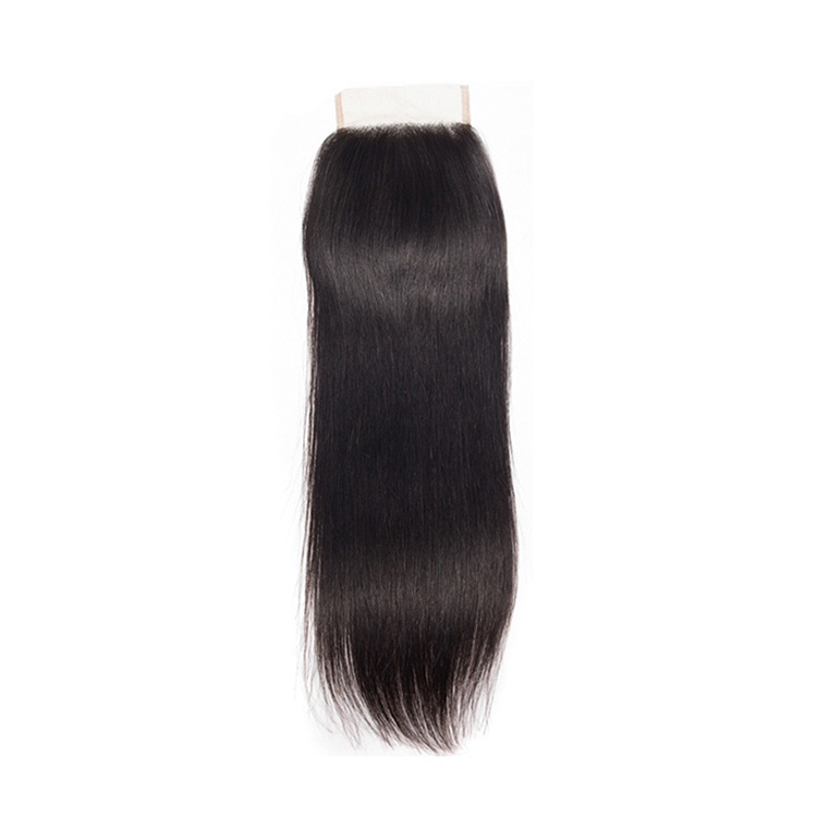 Brazilian hair silky straight Lace closure