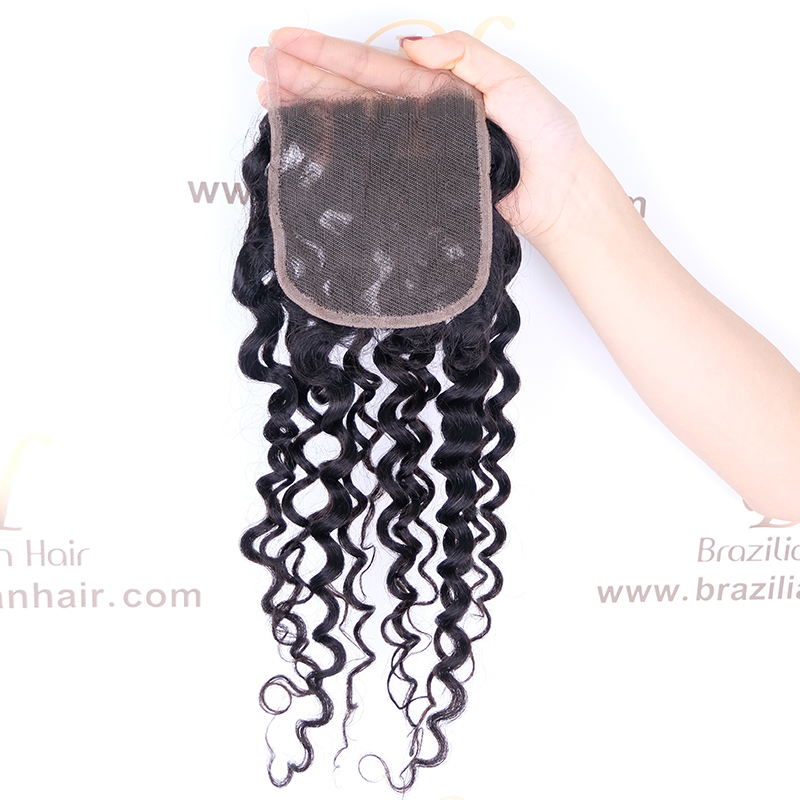 Wholesale 11A Grade Italian Curly Hair 3 Bundles With 4x4 Lace Closure Cheap Brazilian Hair