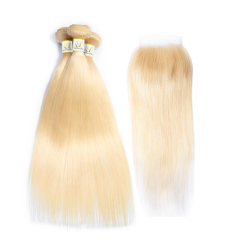 brazilian silky straight blonde bundle deals