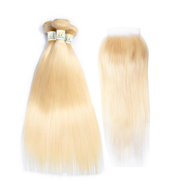 brazilian silky straight blonde bundle deals