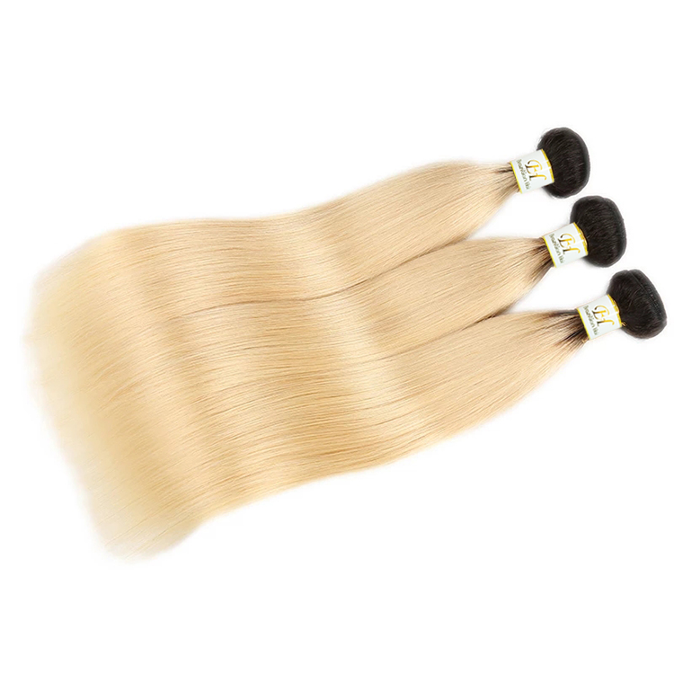 Brazilian hair  ombre blonde bundle deals