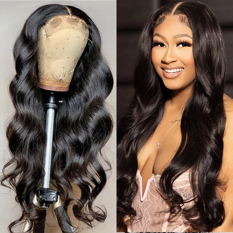 Transparent 6x6 lace Closure Wig