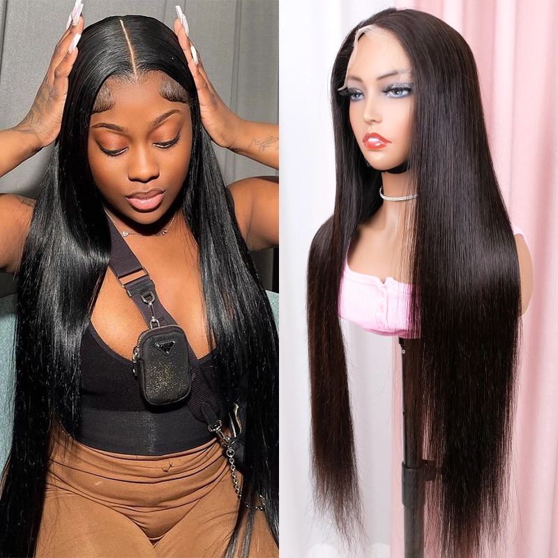 Transparent 7x7 lace Closure Wig