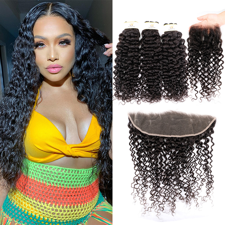 HD Lace Italian Curly Bundle Deals