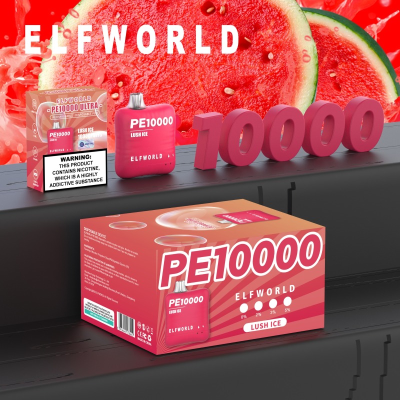 ELFWORLD PE10000 RECHARGEABLE DISPOSABLE VAPE POD DEVICE WHOLESALE (10000 PUFFS)