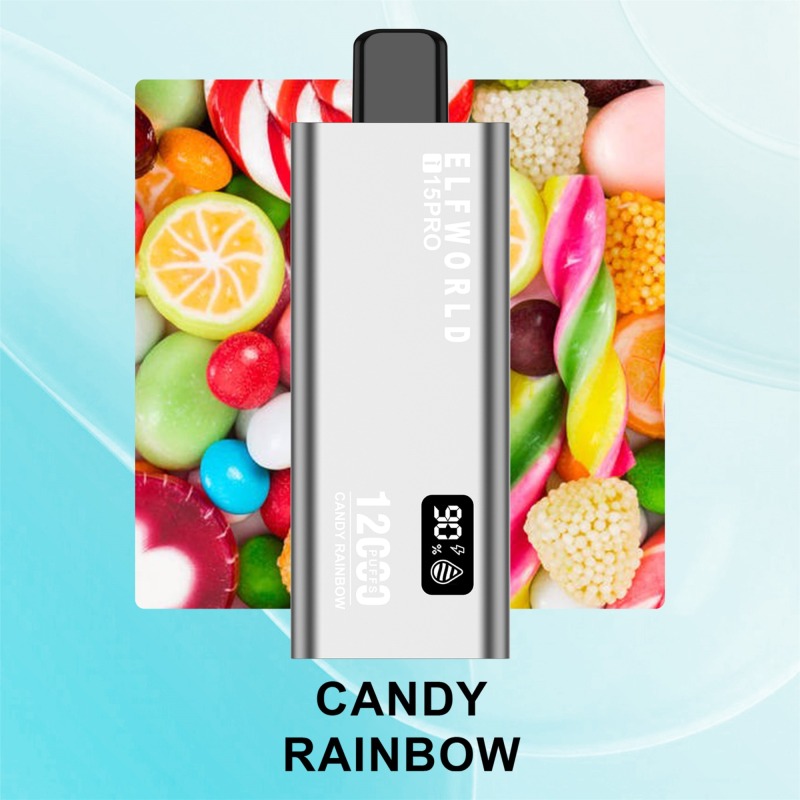 ELFWORLD I15 PRO 12000 RECHARGEABLE DISPOSABLE VAPE POD DEVICE WITH BATTERY AND LIQUID DISPLAY WHOLESALE (12000 PUFFS)