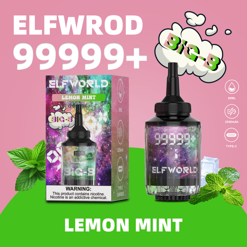 ELFWORLD BIG-B 100000 PUFFS E-HOOKAH HEAD AND DISPOSABLE VAPE DEVICE WHOLESALE (100000 PUFFS)