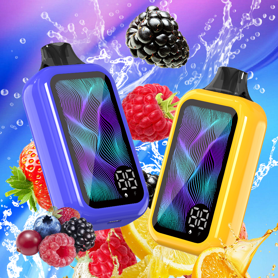 ELFWORLD BK50000 FULL SCREEN VAPE DEVICE WITH BATTERY AND LIQUID DISPLAY WHOLESALE (50000 PUFFS)