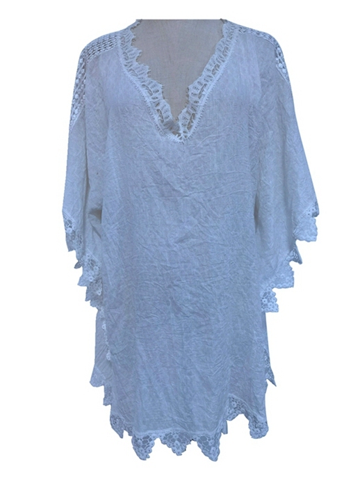 YLhighton kimono cardigans for women casual blouse tops lace neckline