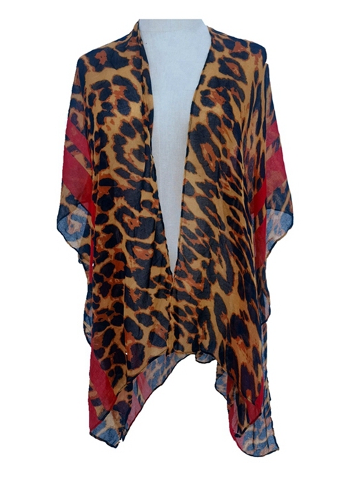 YLhighton leopard print kimonos for women, swimsuit coverup for women