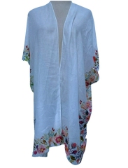 YLhighton printed kimono cardigans for women shawl wraps