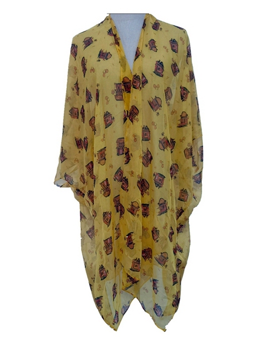 YLhighton printed chiffon kimono cardigans for women shawl wraps