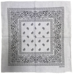 YLhighton cotton head scarf paisley bandana wristband