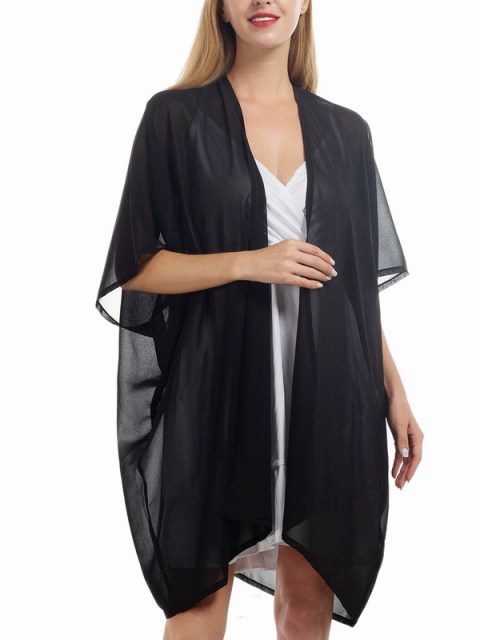 Women’s Beach Kimono  Sheer Chiffon Cover Ups Swimwear Cardigan Summer