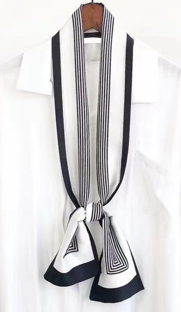 Chic neck tie, Scarf bracelet,Waist band,Handbag Accessory,Wrist band