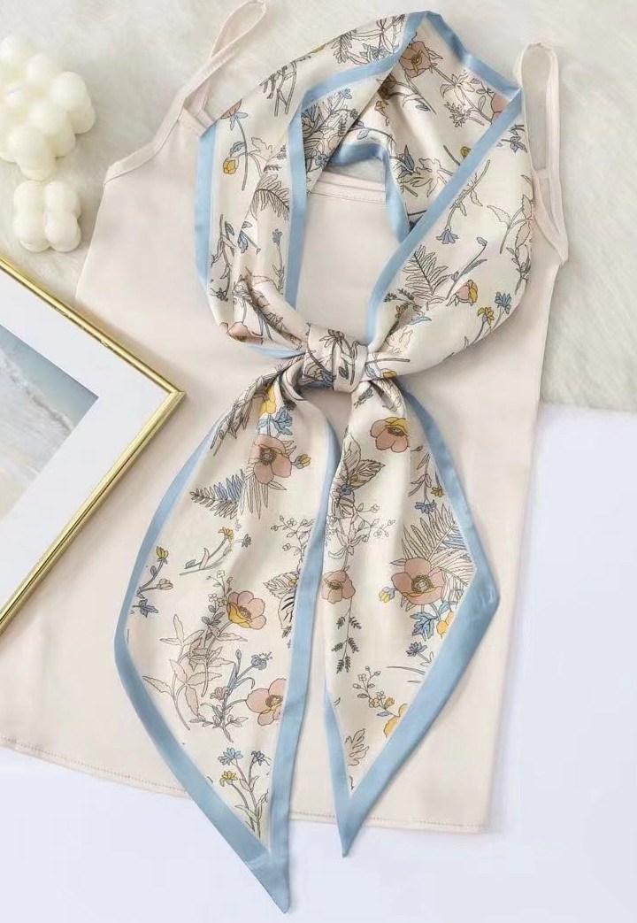 Hair ribbon,light attendant scarf,handband,satin head scarf