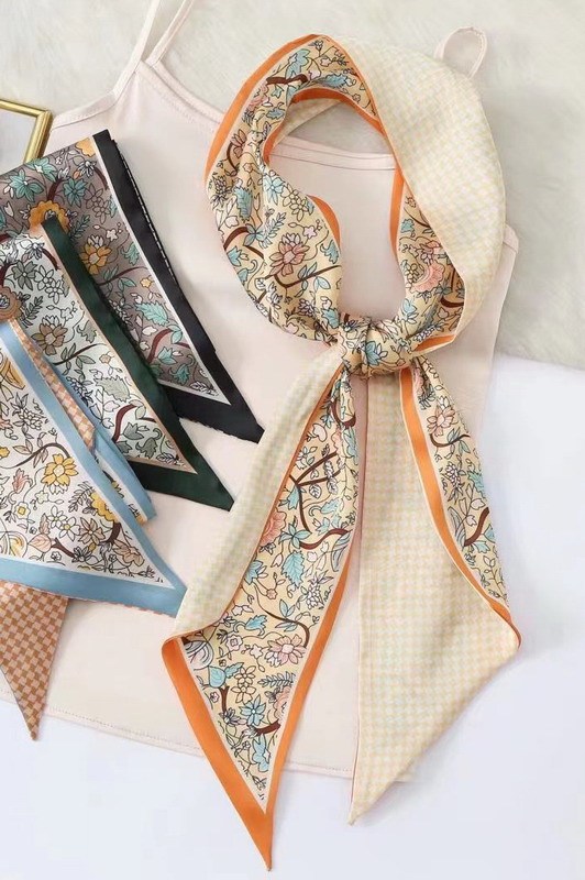 Hair ribbon,light attendant scarf,handband,satin head scarf