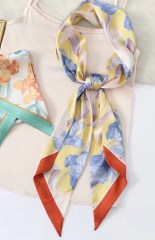 Hair ribbon,light attendant scarf,handband,satin head scarf