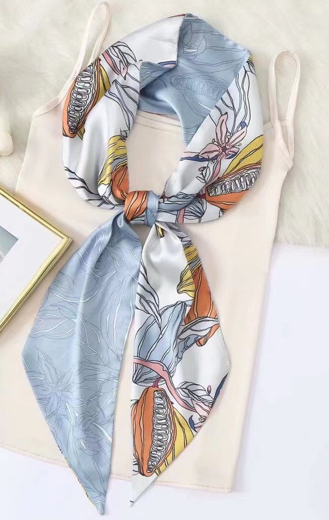 Hair ribbon,light attendant scarf,handband,satin head scarf