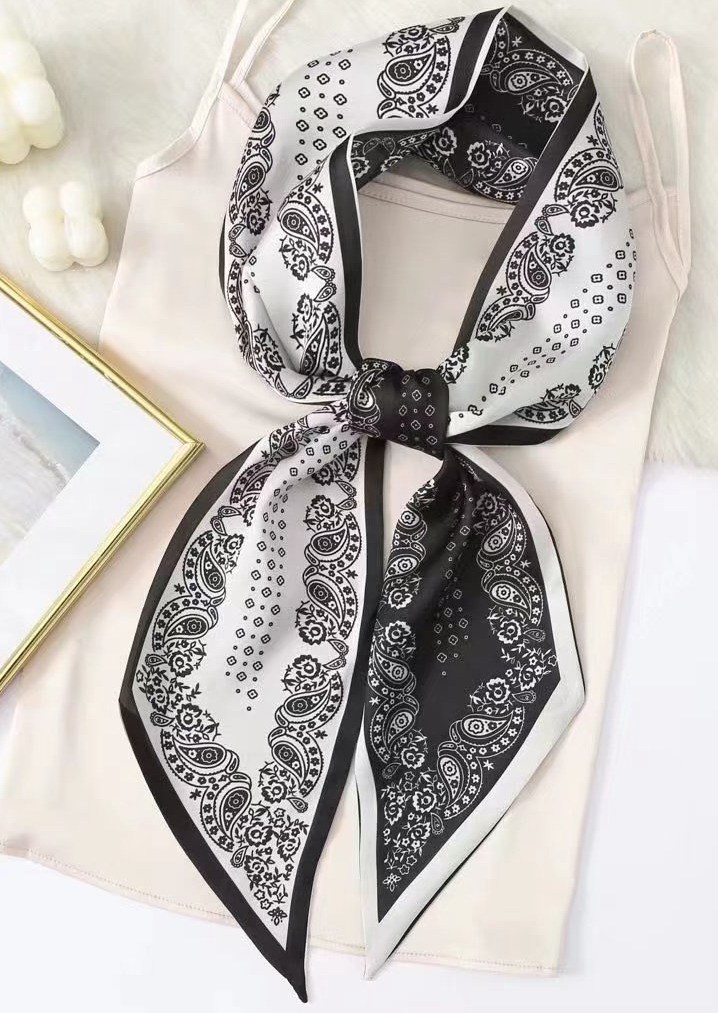 Hair ribbon,light attendant scarf,handband,satin head scarf