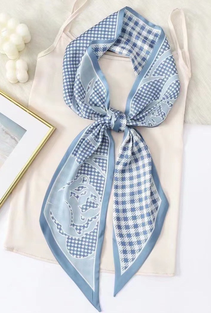 Hair ribbon,light attendant scarf,handband,satin head scarf