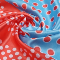 Silk Feeling Scarf Square Satin Head Scarf for Women