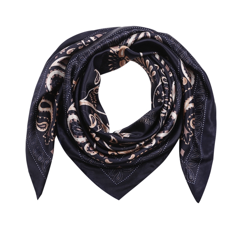 Large Square Satin Headscarf Hair Scarf hijab scarfs for women