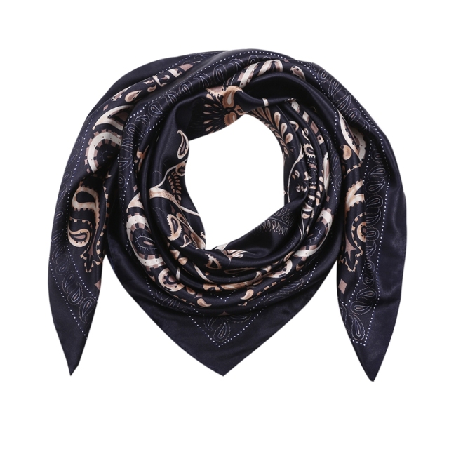 Large Square Satin Headscarf Hair Scarf hijab scarfs for women