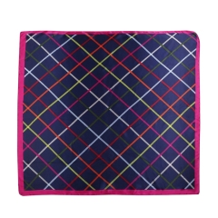 Silk Feeling Scarf Square Satin Head Scarf for Women