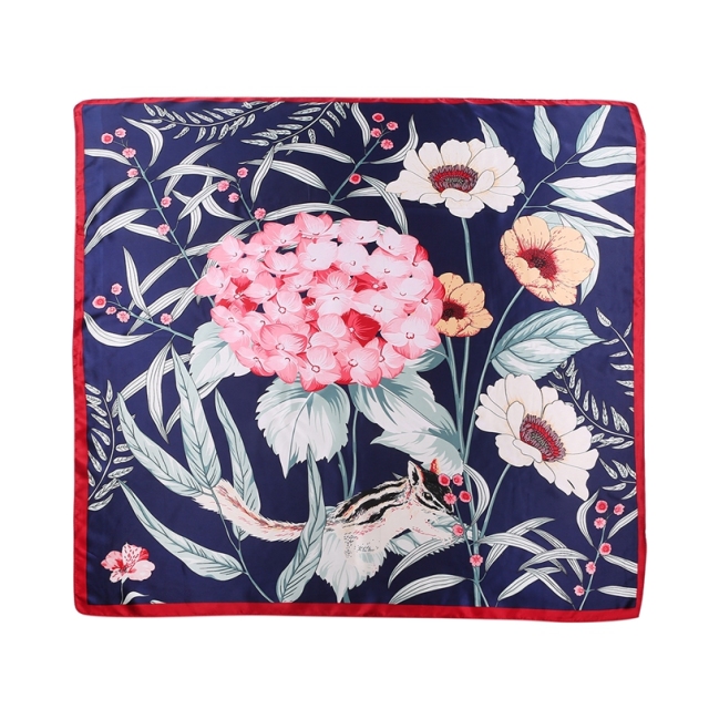 Large Square Satin Headscarf Hair Scarf hijab scarfs for women