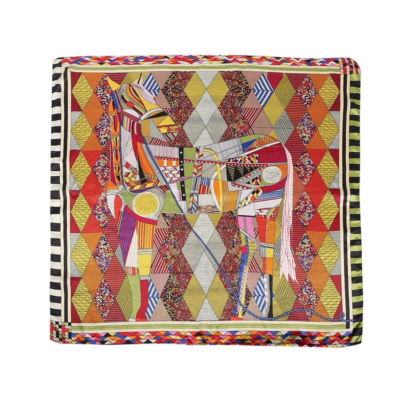 Large Square Satin Headscarf Hair Scarf hijab scarfs for women
