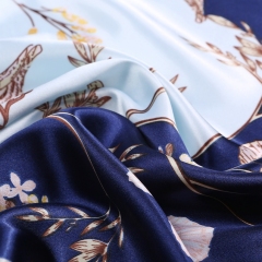 Silk Feeling Scarf Square Satin Head Scarf for Women
