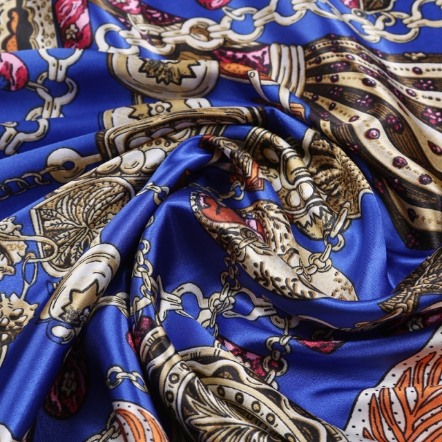 Large Square Satin Headscarf Hair Scarf hijab scarfs for women
