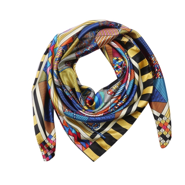Large Square Satin Headscarf Hair Scarf hijab scarfs for women