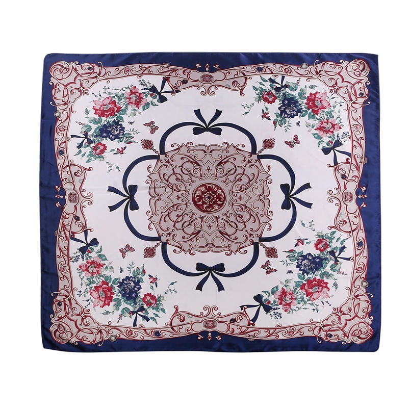 Large Square Satin Headscarf Hair Scarf hijab scarfs for women