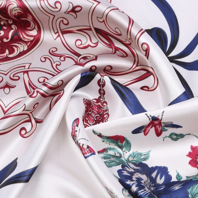 Large Square Satin Headscarf Hair Scarf hijab scarfs for women