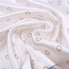 Silk Feeling Scarf Square Satin Head Scarf for Women