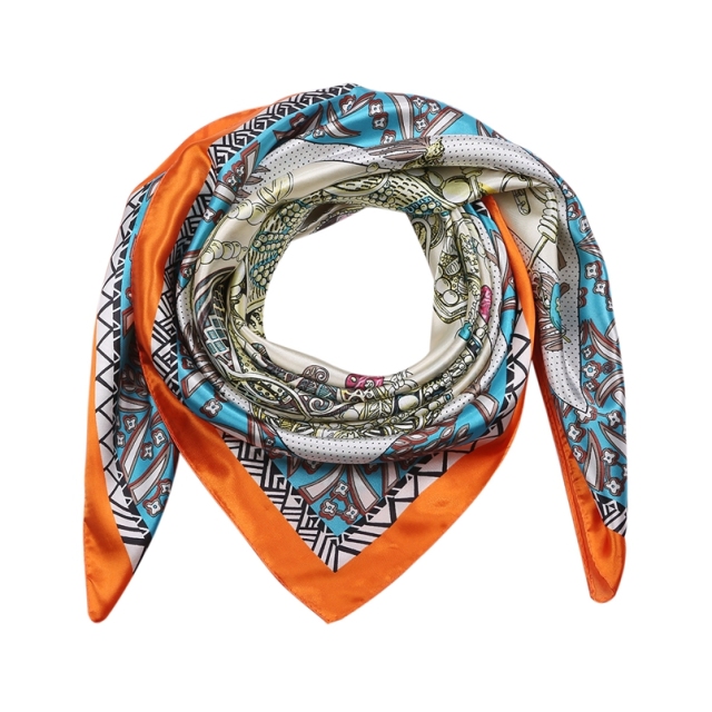 Large Square Satin Headscarf Hair Scarf hijab scarfs for women