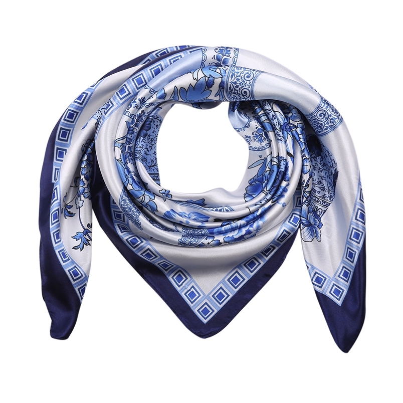 YLhighton Large Square Satin Headscarf Hair Scarf hijab scarfs for women