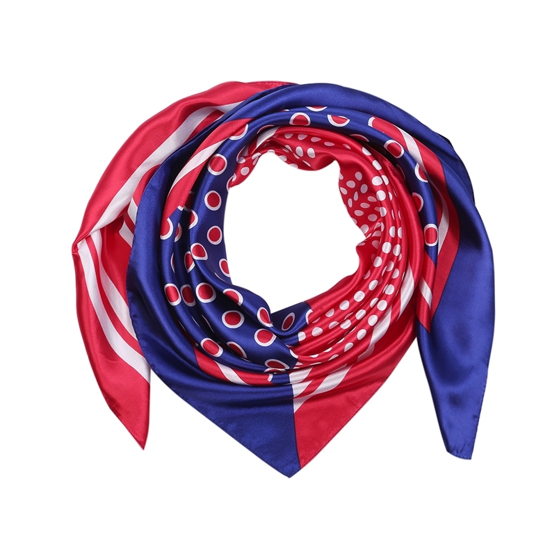 Large Square Satin Headscarf Hair Scarf hijab scarfs for women
