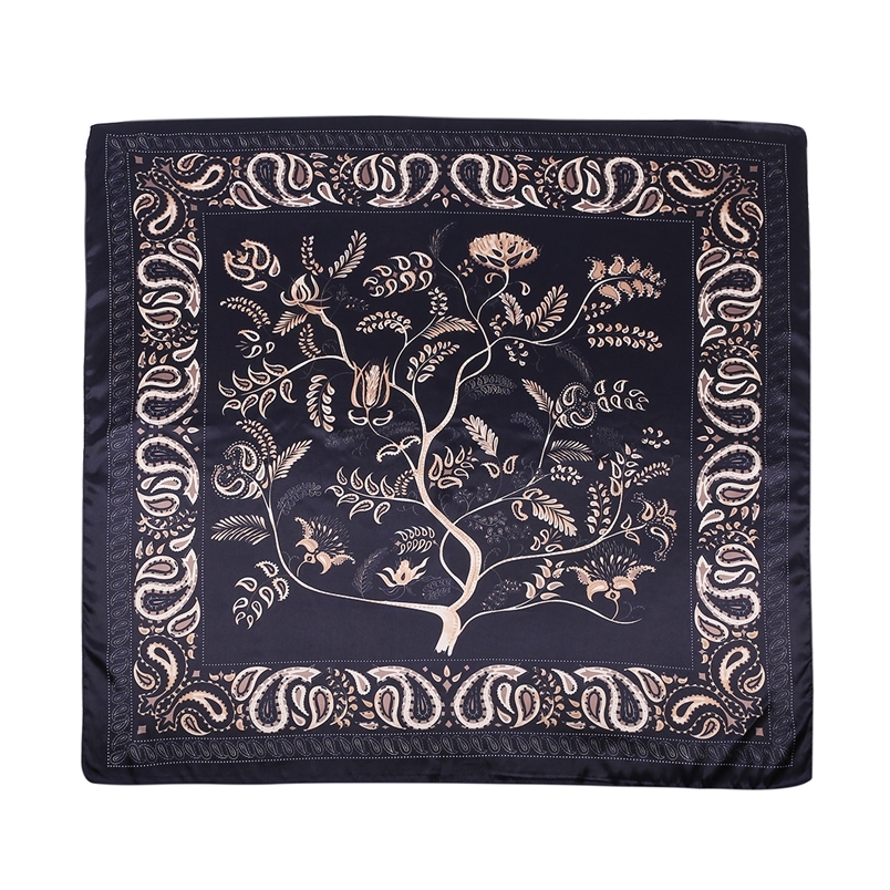 Large Square Satin Headscarf Hair Scarf hijab scarfs for women