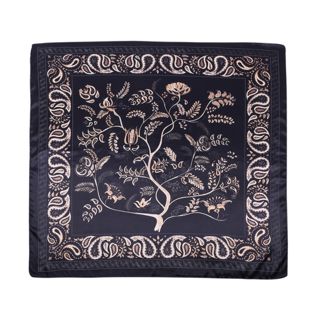 Large Square Satin Headscarf Hair Scarf hijab scarfs for women