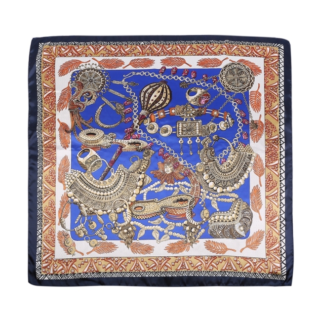 Large Square Satin Headscarf Hair Scarf hijab scarfs for women