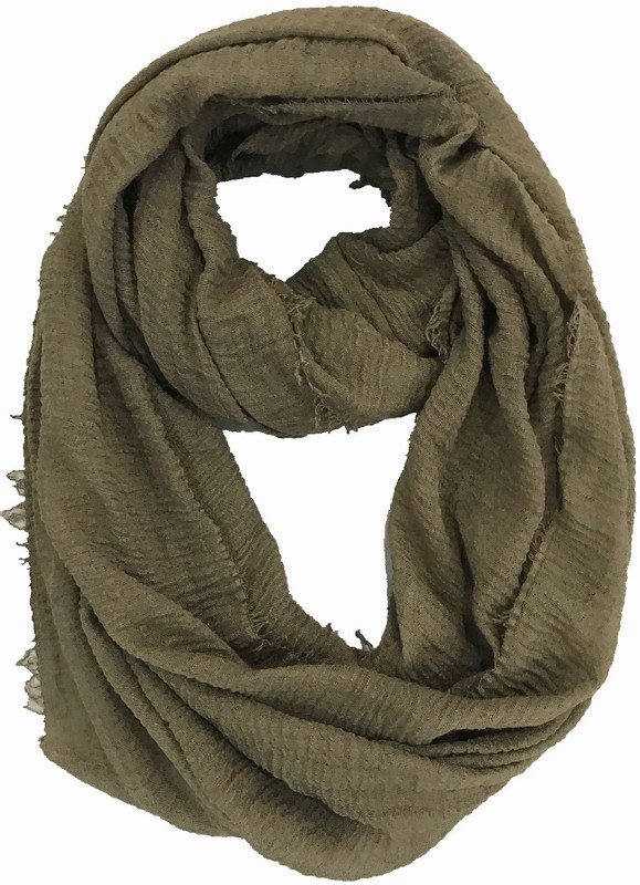 YLhighton lightweight infinity scarf,loop circle-scarf,crinkle hijab