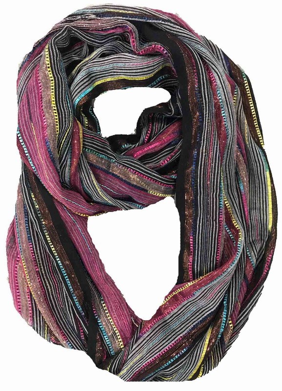 YLhighton Multicolor lightweight infinity scarves,loop circle-scarf