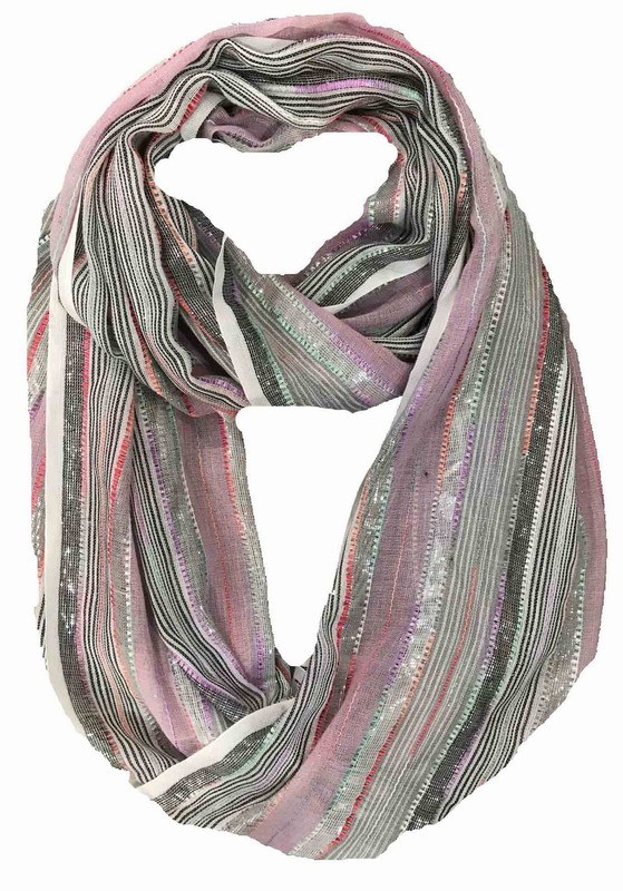 YLhighton Multicolor lightweight infinity scarves,loop circle-scarf