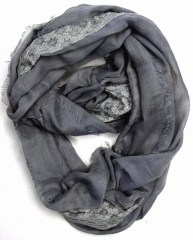 YLhighton Lace lightweight infinity scarf,loop circle-scarf